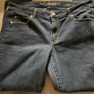 American Eagle Outfitters Women's Dark Indigo Skinny Leg Jeans